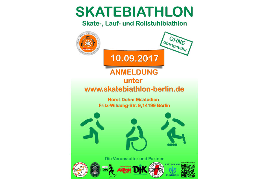 Einladung zum 8. Skate-, Lauf- und Rollstuhl-Biathlon- Mannschafts-Wettbewerb 2017