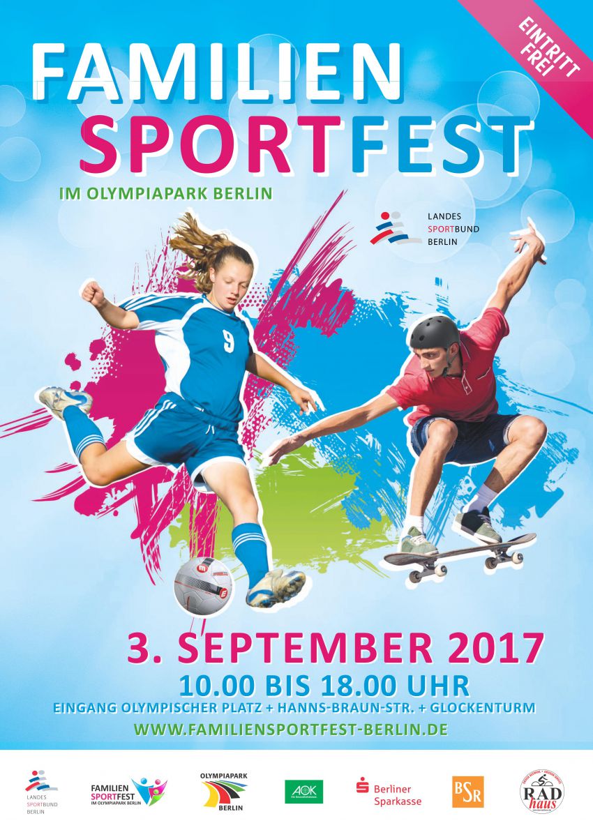 Infoplakat zum Familiensportfest