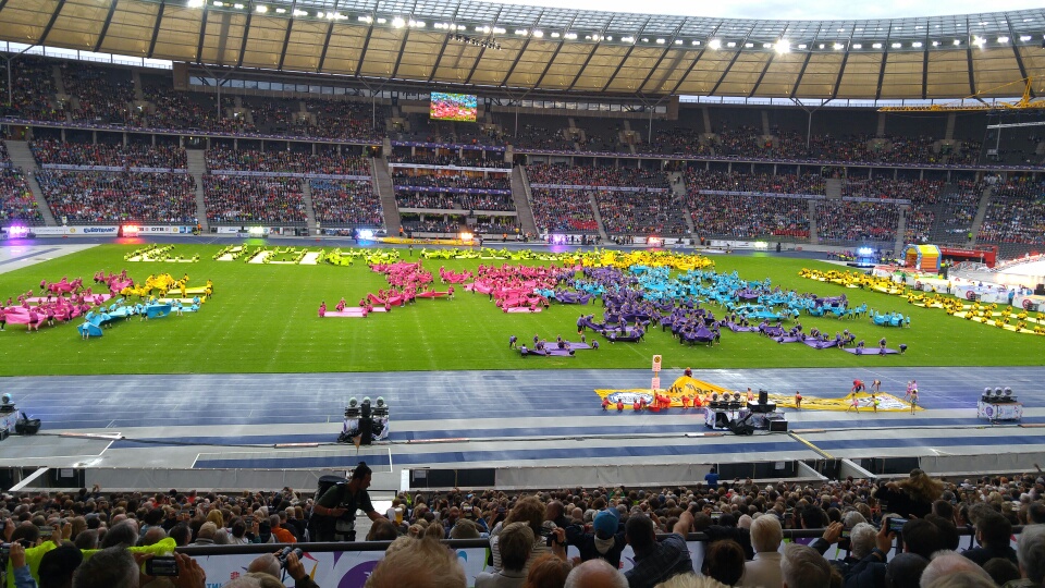 Stadiongala im Olympiastadion Berlin zum Internationalen Deutschen Turnfest 2017