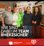 Wir sind dabei im Team#Herzsicher